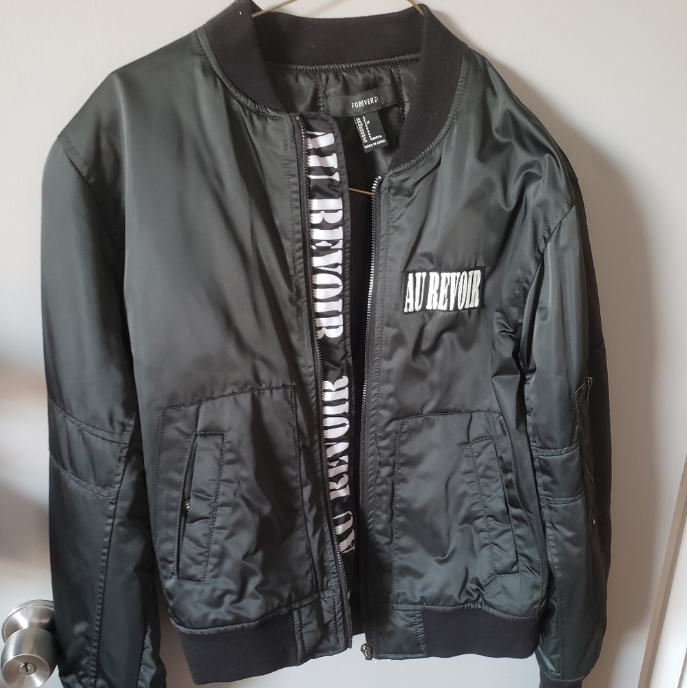Forever 21 Girl's Jacket - Small - Black